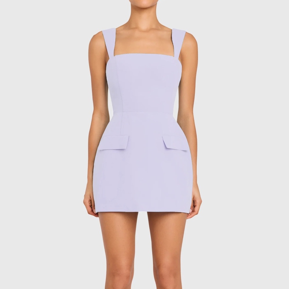 Elegant Lavender Mini Dress